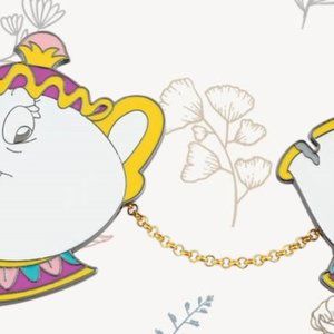 Mrs. Potts & Chip Enamel Pin